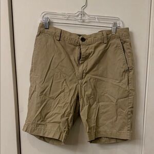 Amazon Essentials Men's Tan Flat Front Shorts